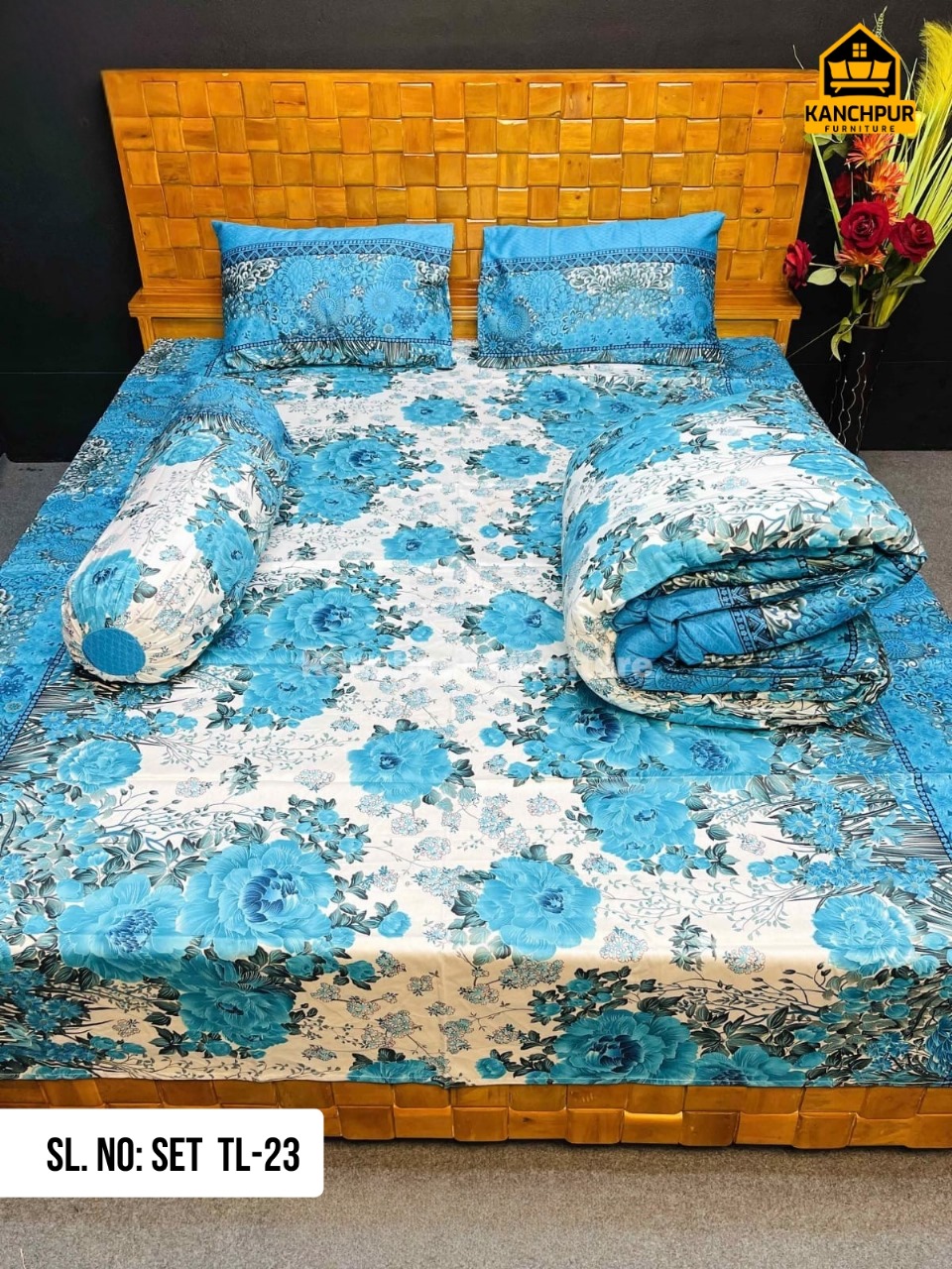 ৫ পিছ সেট লাক্সারী টুইল  কমফোর্টার TL-23